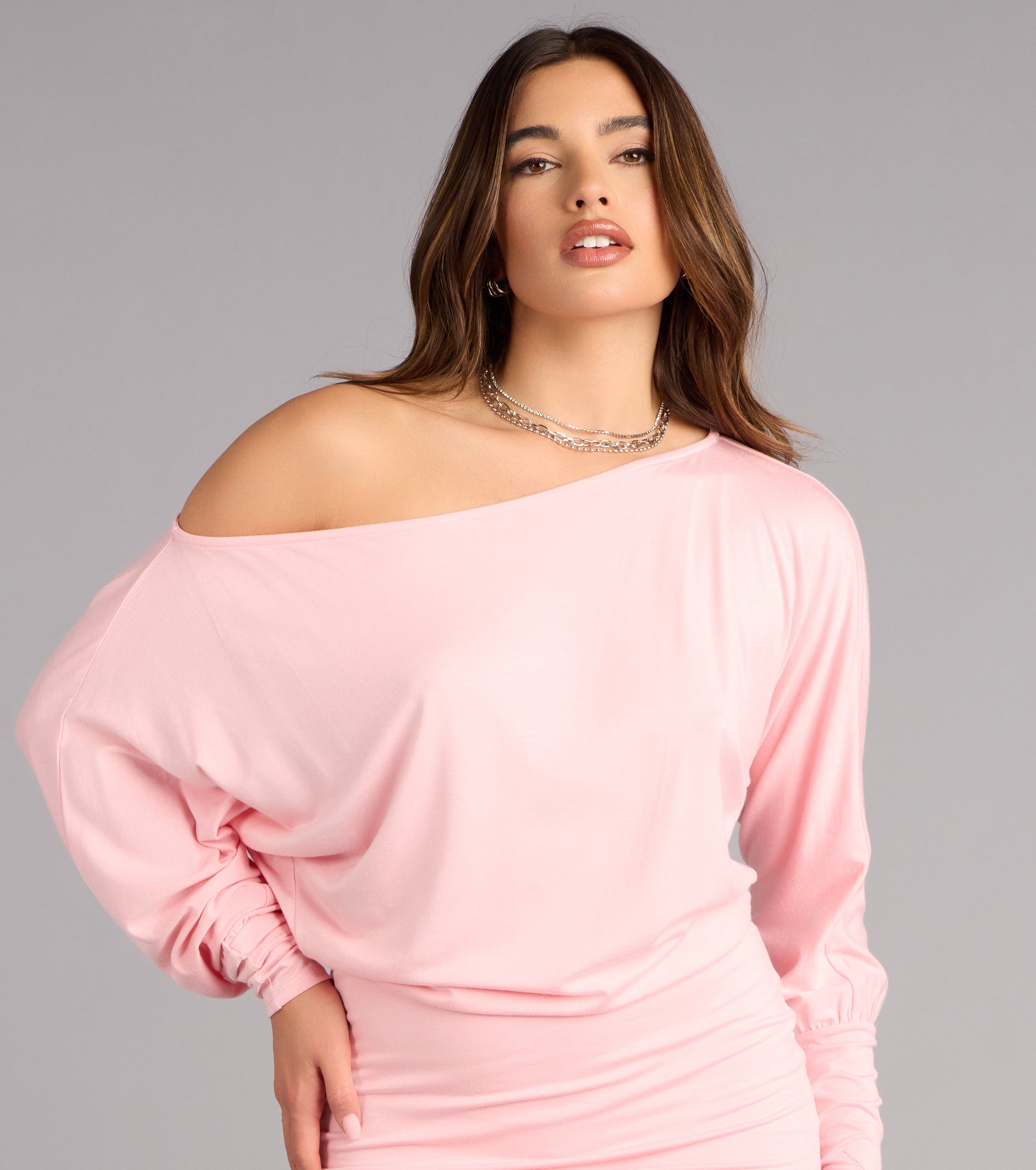 All Yours Off-Shoulder Mini Dress