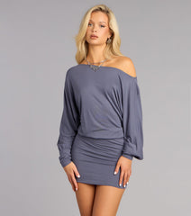 All Yours Off-Shoulder Mini Dress